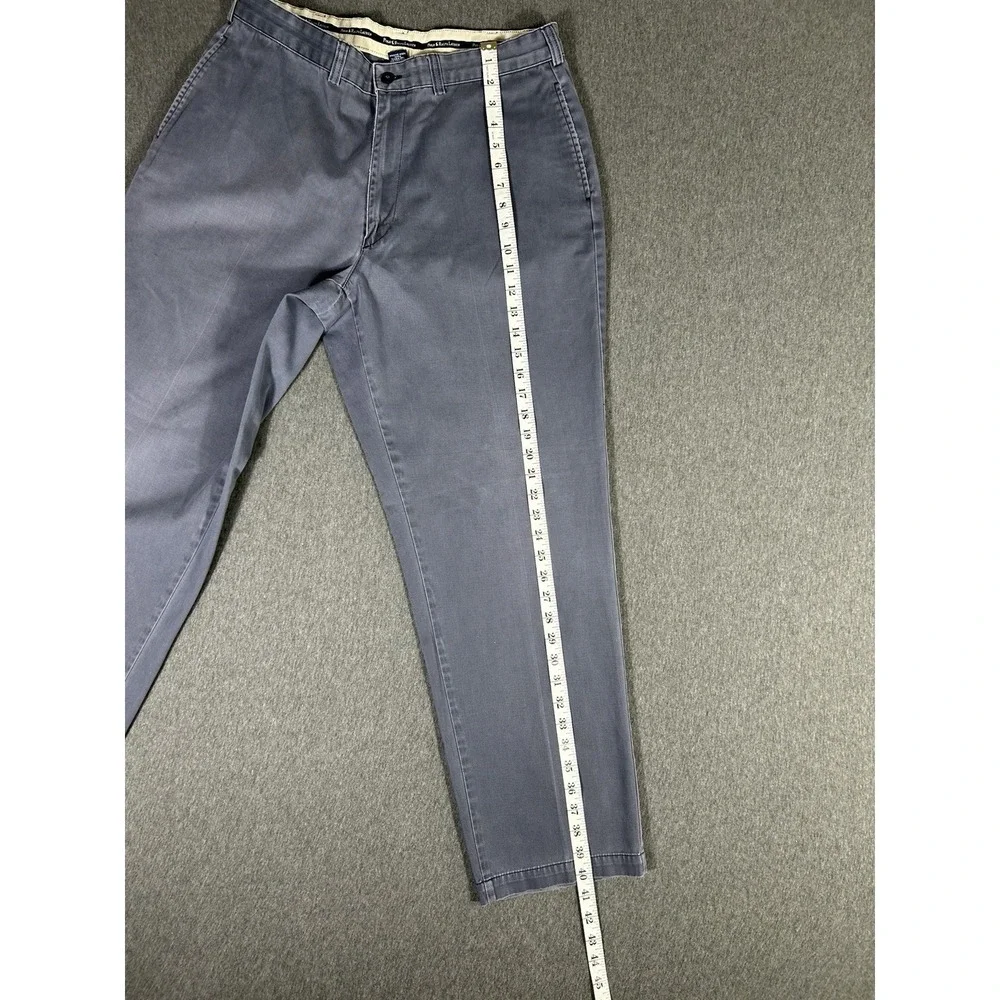 Polo Ralph Lauren Chino Pants Mens 35x32 Gray Cotton Flat Front Straight
